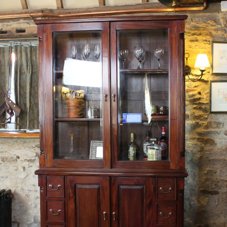 La Roque Mahogany Dresser - Top Hutch