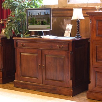 La Roque Mahogany Hidden Home Office