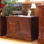 La Roque Mahogany Hidden Home Office
