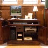 La Roque Mahogany Hidden Home Office