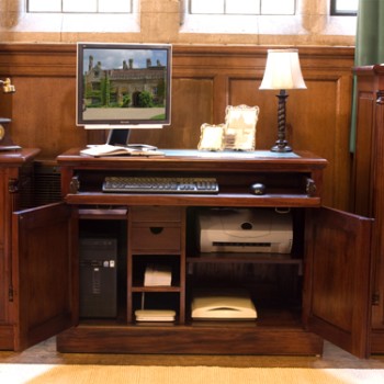 La Roque Mahogany Hidden Home Office