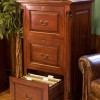 La Roque Mahogany Three Drawer Filing Cabinet