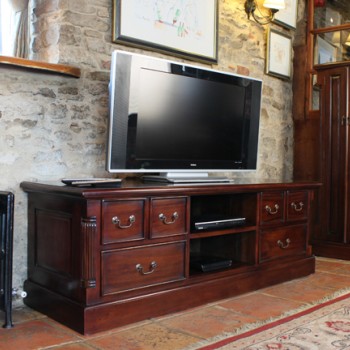La Roque Mahogany Widescreen Television Cabinet