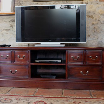 La Roque Mahogany Widescreen Television Cabinet