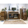 Mayan Walnut Hidden Home Office Mayan Walnut Hidden Home Office