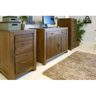 Mayan Walnut Hidden Home Office Mayan Walnut Hidden Home Office
