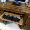 Mayan Walnut Twin Pedestal Computer Desk