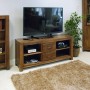 Mayan Walnut Widescreen Television Cabinet