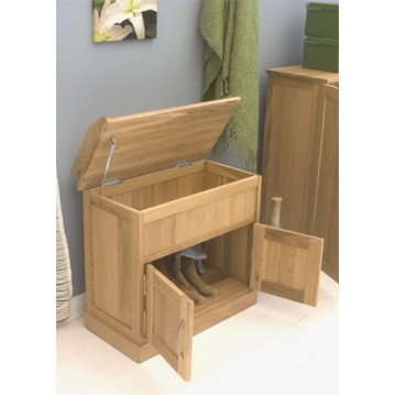 Mobel Oak Hidden Shoe Storage Bench Mobel Oak Hidden Shoe Storage Bench
