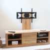Mobel Oak Mounted Widescreen Television Cabinet 