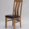Maria Oak Leather Dining Chair