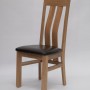 Maria Oak Leather Dining Chair