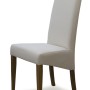Italia Ivory Fabric Oak Dining Chair