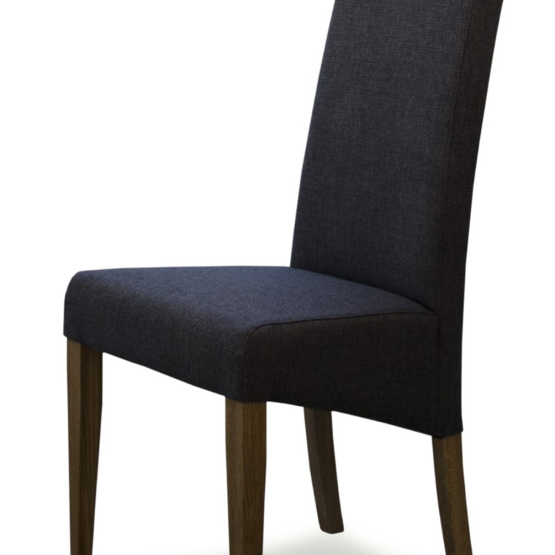 Italia Stone Fabric Oak Dining Chair