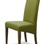 Italia Lime Fabric Oak Dining Chair