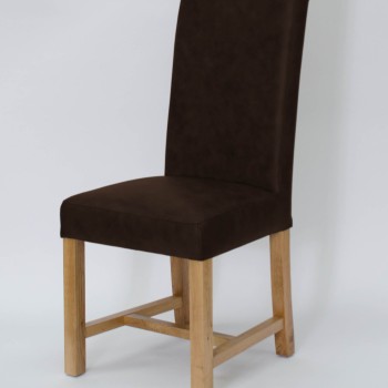 Henley Expresso Oak Leather Dining Chair