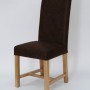 Henley Expresso Oak Leather Dining Chair