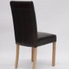 Marianna Brown Leather Oak Dining Chair