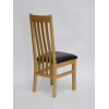Perugia Oak Leather Dining Chair