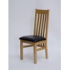 Perugia Oak Leather Dining Chair