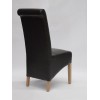 Richmond Brown Leather Oak Dining Chair
