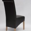 Richmond Brown Leather Oak Dining Chair