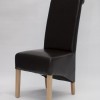 Richmond Brown Leather Oak Dining Chair