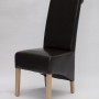 Richmond Brown Leather Oak Dining Chair