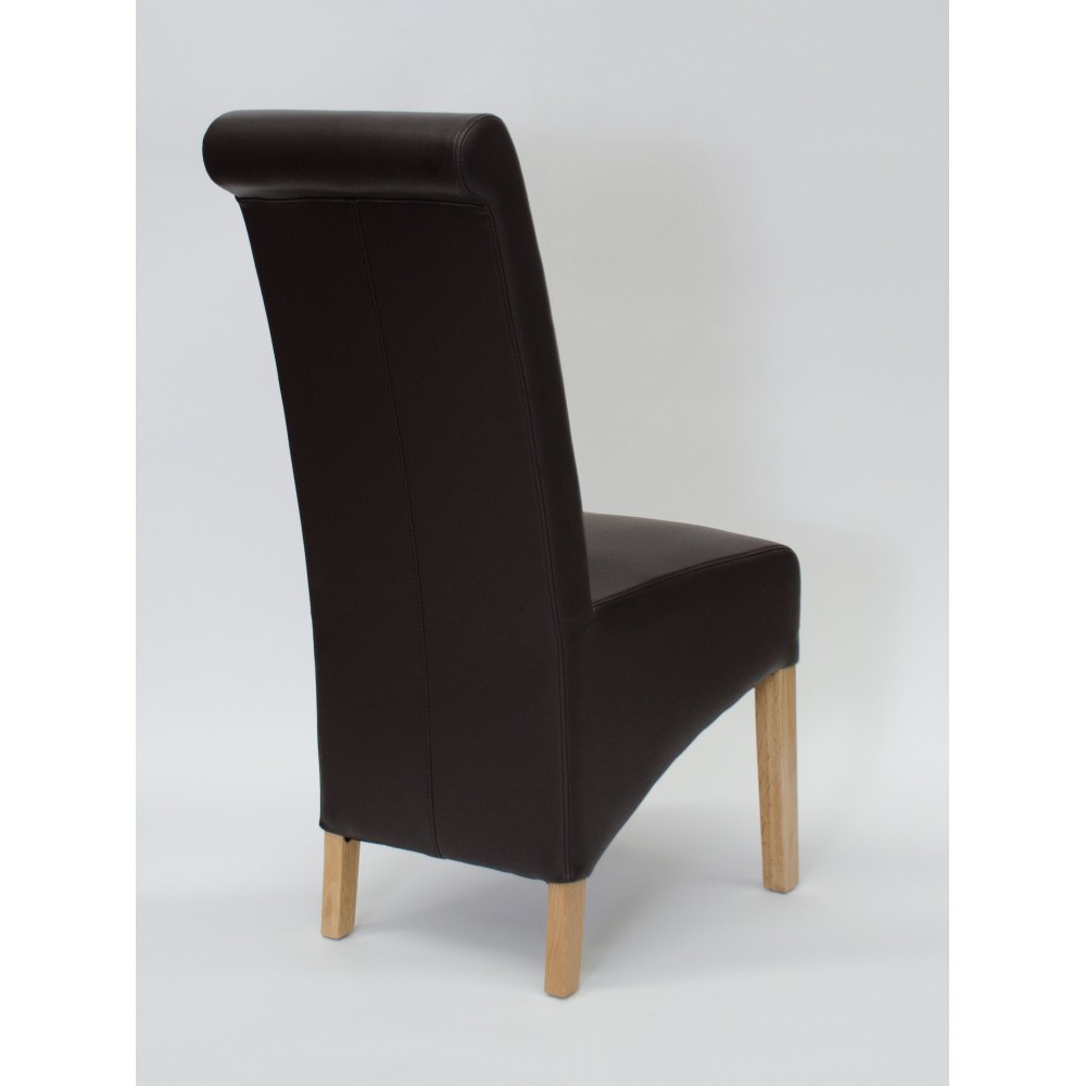 Richmond Coco Leather Oak Dining Chair