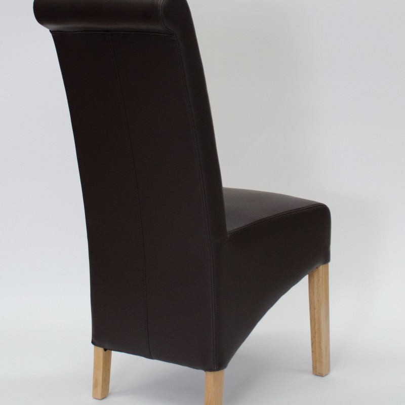 Richmond Coco Leather Oak Dining Chair