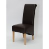 Richmond Coco Leather Oak Dining Chair