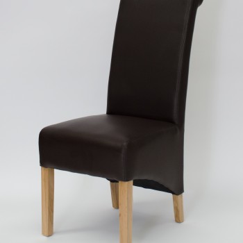 Richmond Coco Leather Oak Dining Chair