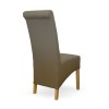 Richmond Mushroom Leather Oak Dining Chair