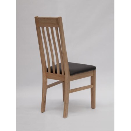 Sophia Oak Leather Dining Chair