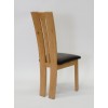 Venezia Oak Leather Dining Chair