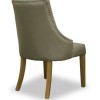 Windsor Comfort Fabric Oak Chair