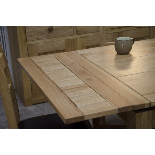 Opus Modern Oak Small Extending Drawleaf Table Opus Modern Oak Small Extending Drawleaf Table