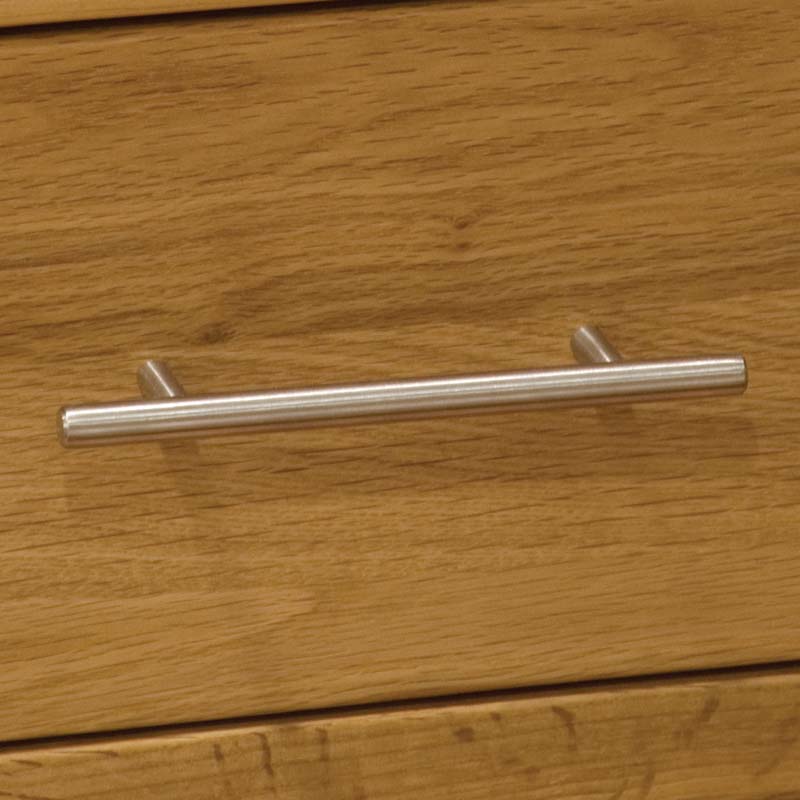 Opus Modern Oak Single Pedestal Dressing Table + Stool