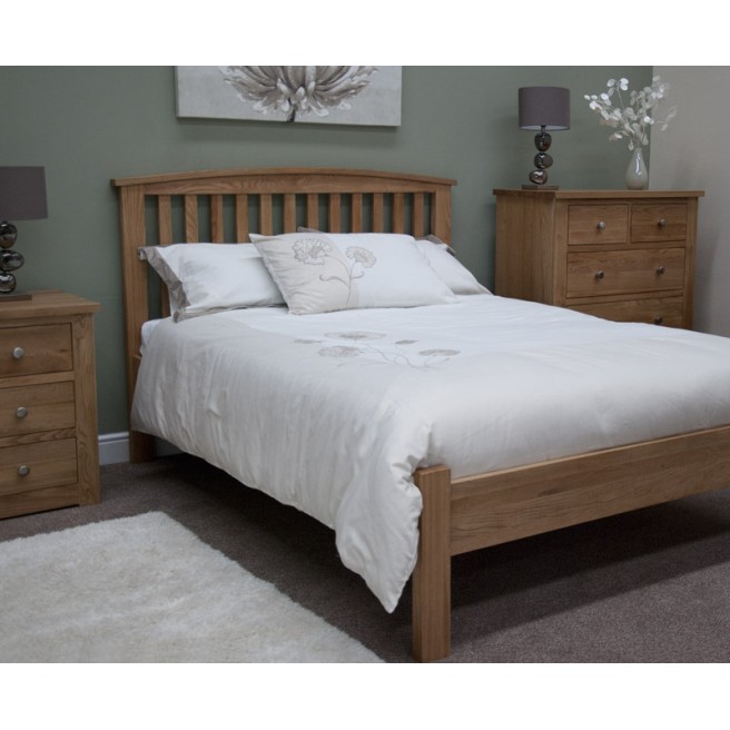 Opus Modern Oak Single Arched Bed Opus Modern Oak Single Arched Bed