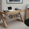 Z Oak Designer Office Desk
