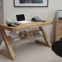 Z Oak Designer Office Desk