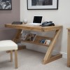 Z Oak Designer Office Desk