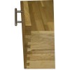 Opus Modern Oak Single Pedestal Dressing Table + Stool