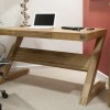 Z Oak Designer Office Desk