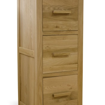 Opus Modern Oak 3 Drawer Filing Cabinet