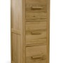Opus Modern Oak 3 Drawer Filing Cabinet