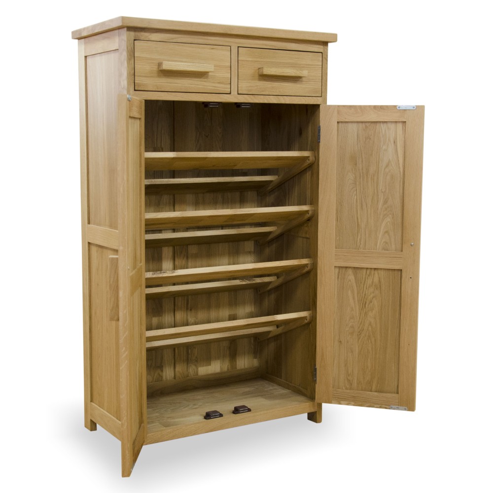 Opus Modern Oak Shoe Cupboard Opus Modern Oak Shoe Cupboard