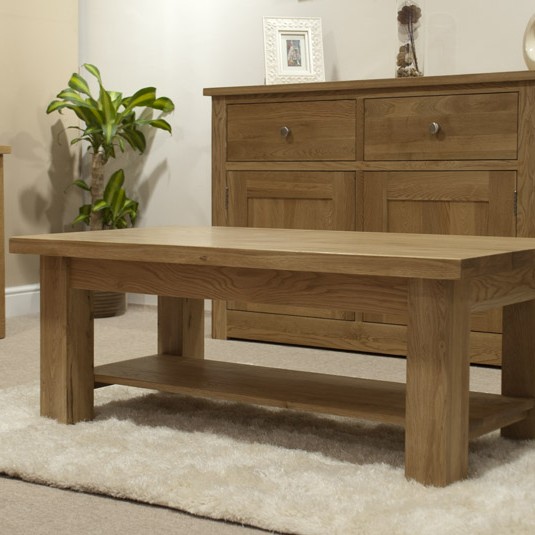 Opus Modern Oak Large 4 x 2 Coffee Table