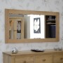Torino Contemporary Oak 1500 x 750 Large Mirror