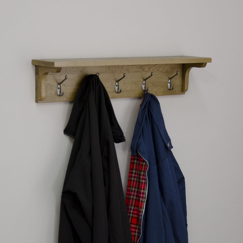 Opus Oak Coat Rack